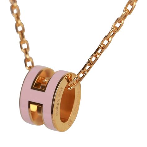 hermes pop h necklace measurements|Hermes mini pop h pendant.